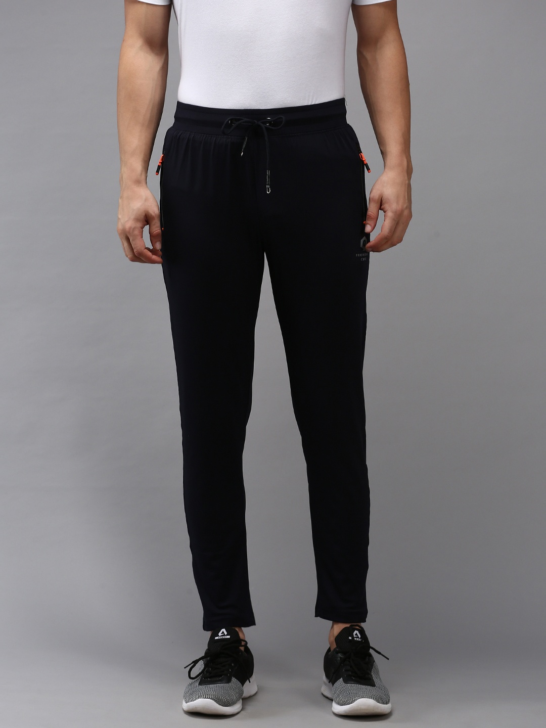 

SHOWOFF Men Navy Blue Solid Track Pants