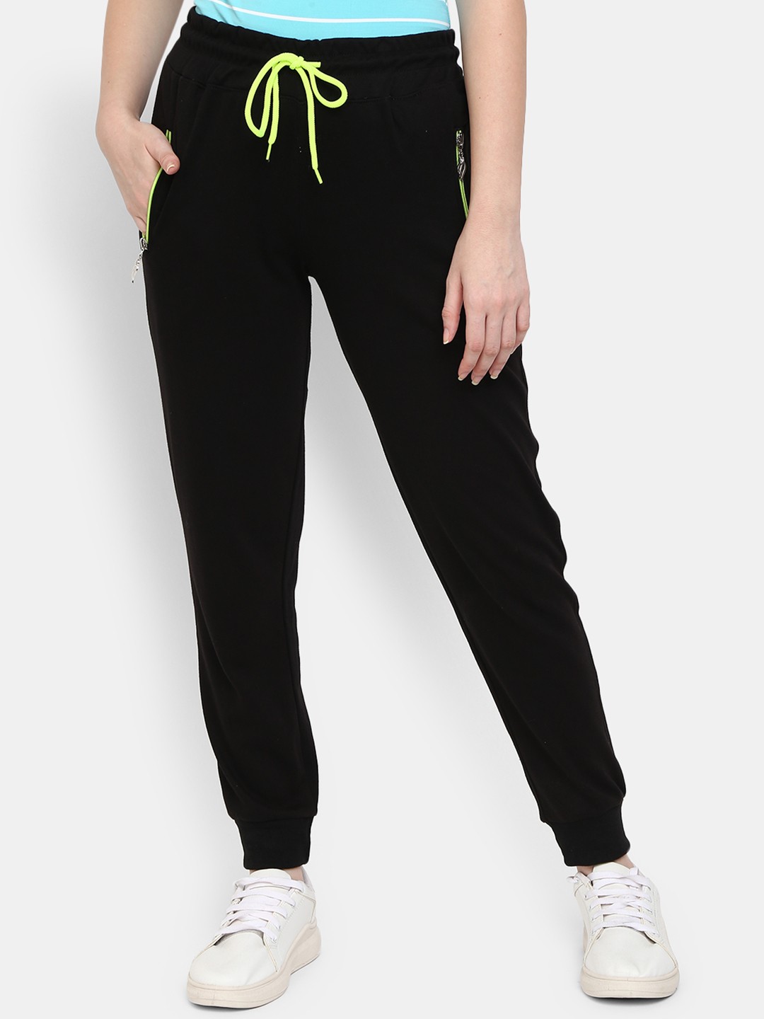 

V-Mart Women Black Solid Joggers