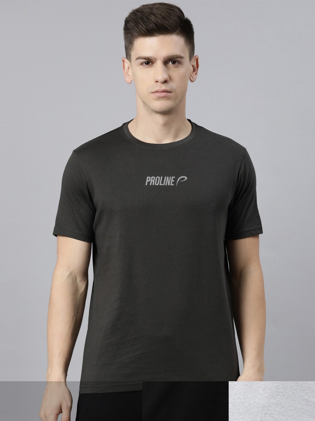 

Proline Active Men Black Typography Printed Cotton T-shirt