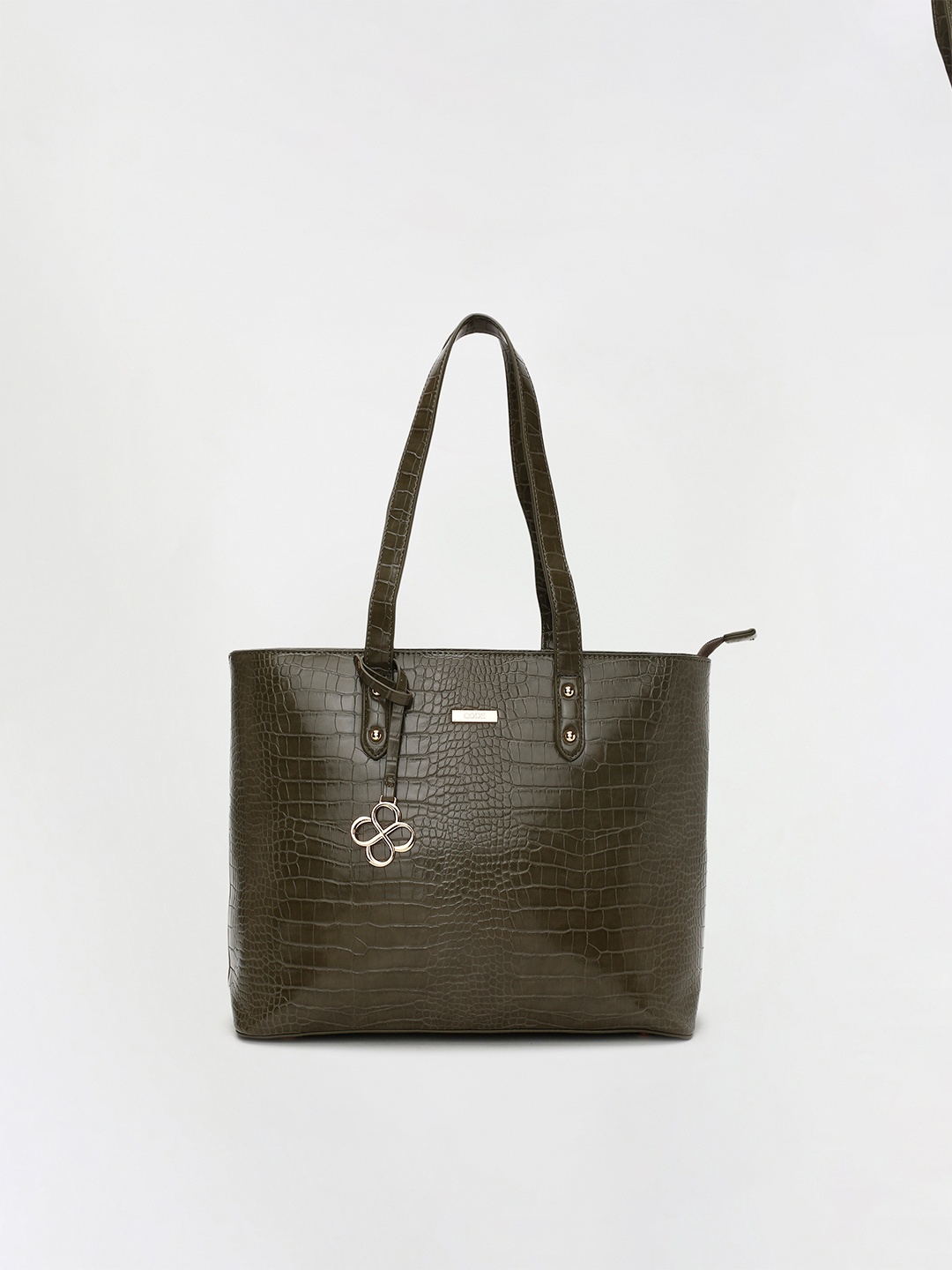 

CODE by Lifestyle Textured Synthetic Shoulder Bag Handbags, Olive