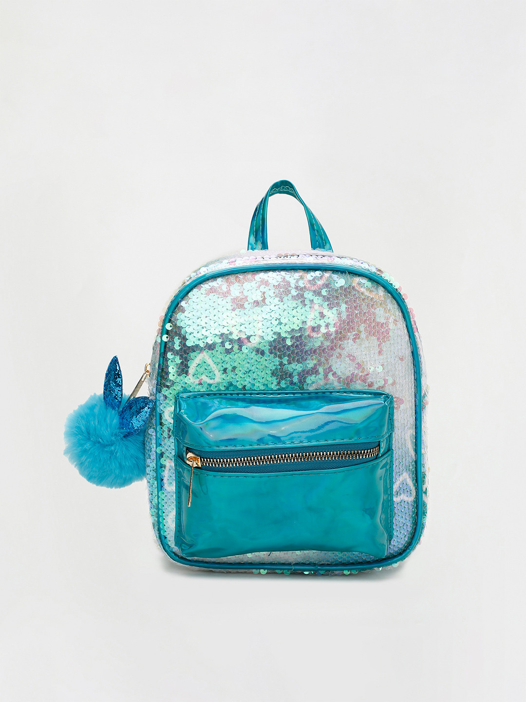 

Ginger by Lifestyle Women Blue Embellished Backpack