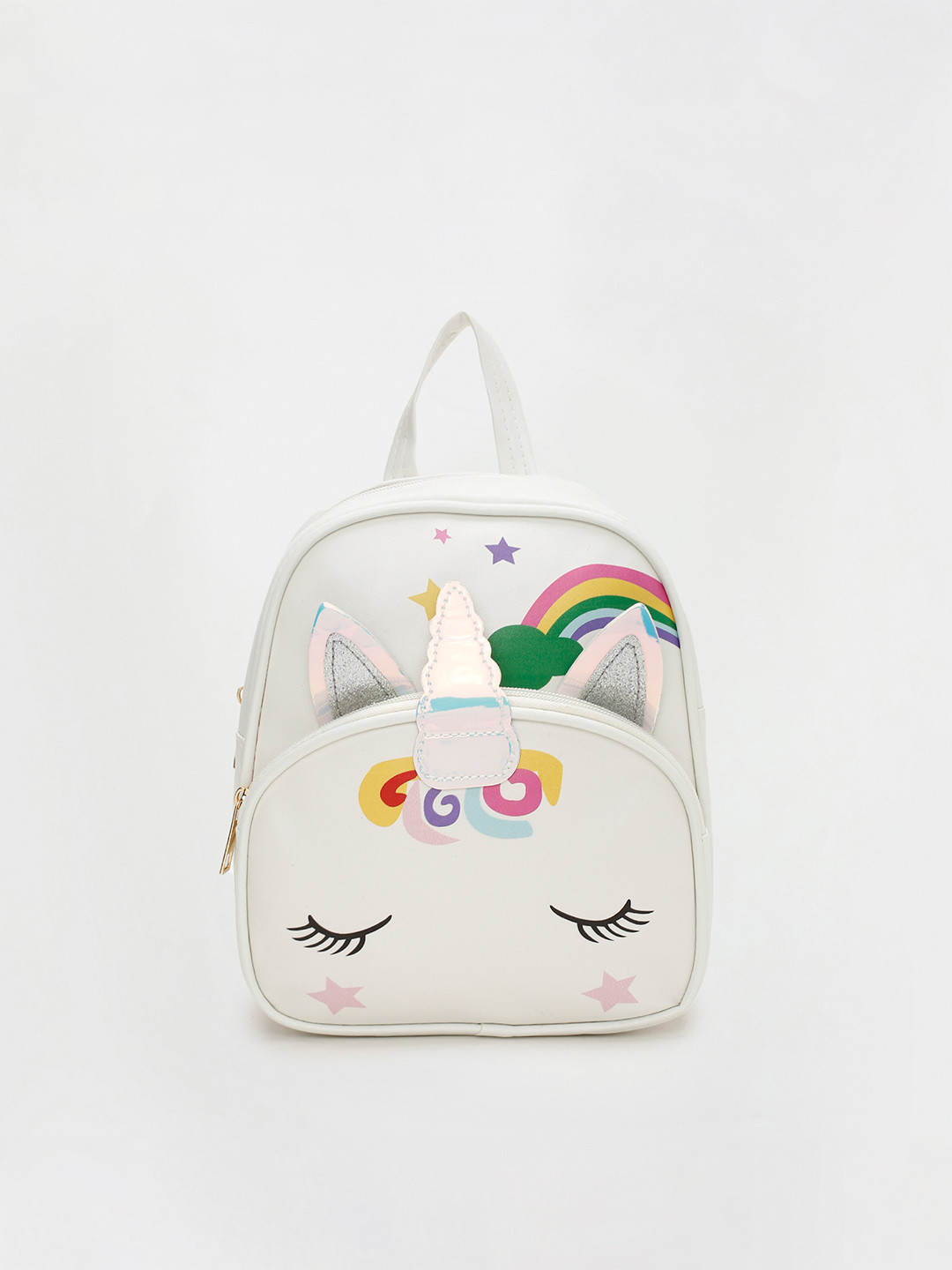 

Ginger by Lifestyle Women Off White Applique Backpack