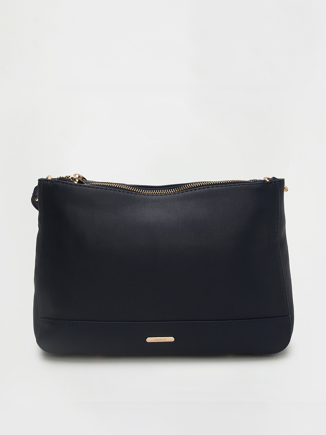 

Ginger by Lifestyle Navy Blue Structured Sling Bag