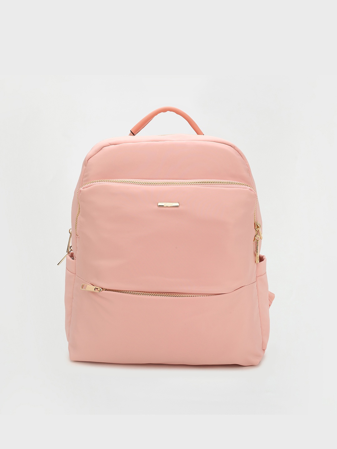 

Ginger by Lifestyle Women Peach-Coloured Backpack