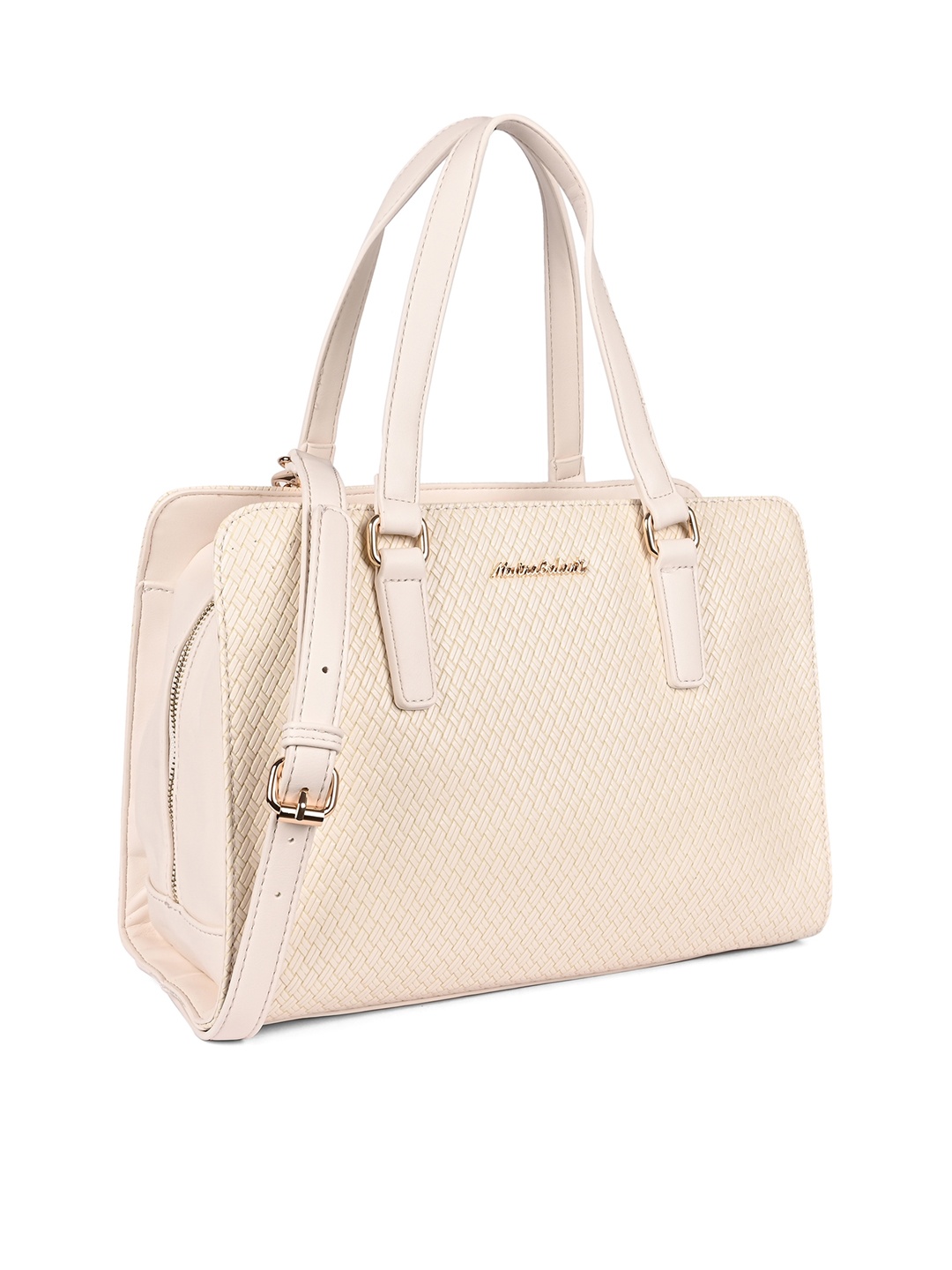 

Marina Galanti Off White Structured Handheld Bag