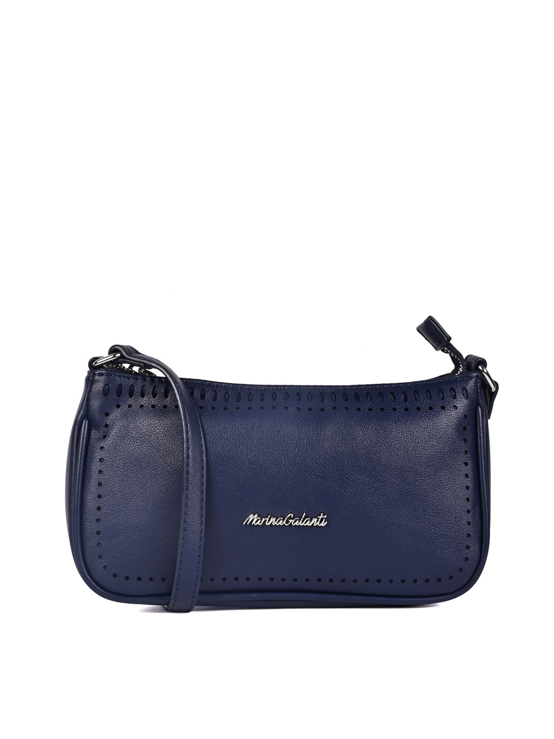

Marina Galanti Blue Structured Sling Bag