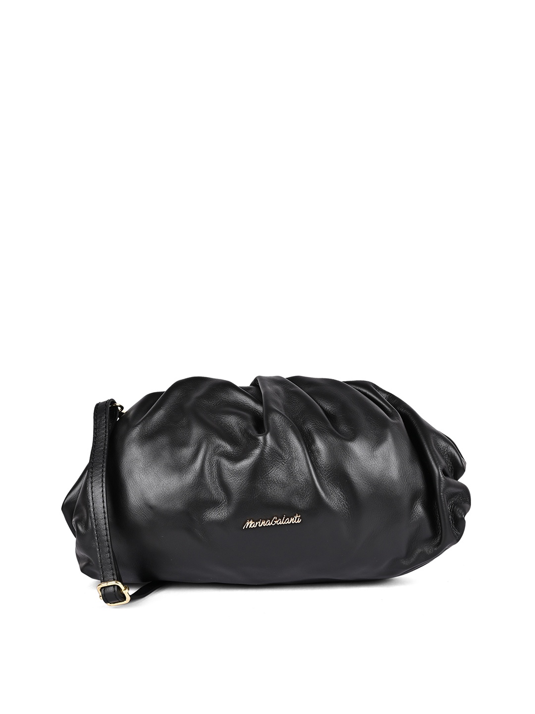 

Marina Galanti Black Structured Shoulder Bag with Bow Detail