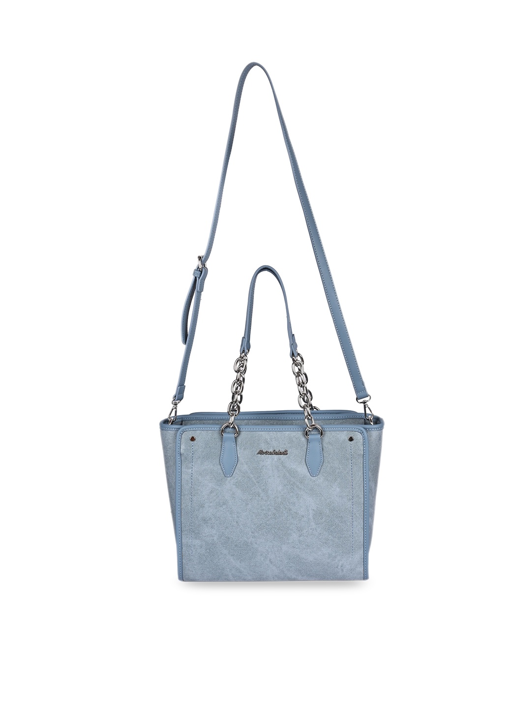 

Marina Galanti Women Blue PU Structured Shoulder Bag