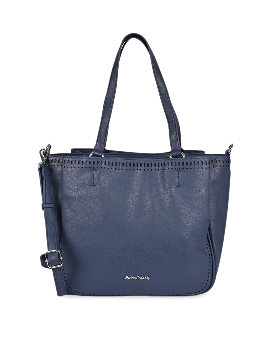 

Marina Galanti Women Blue PU Structured Shoulder Bag