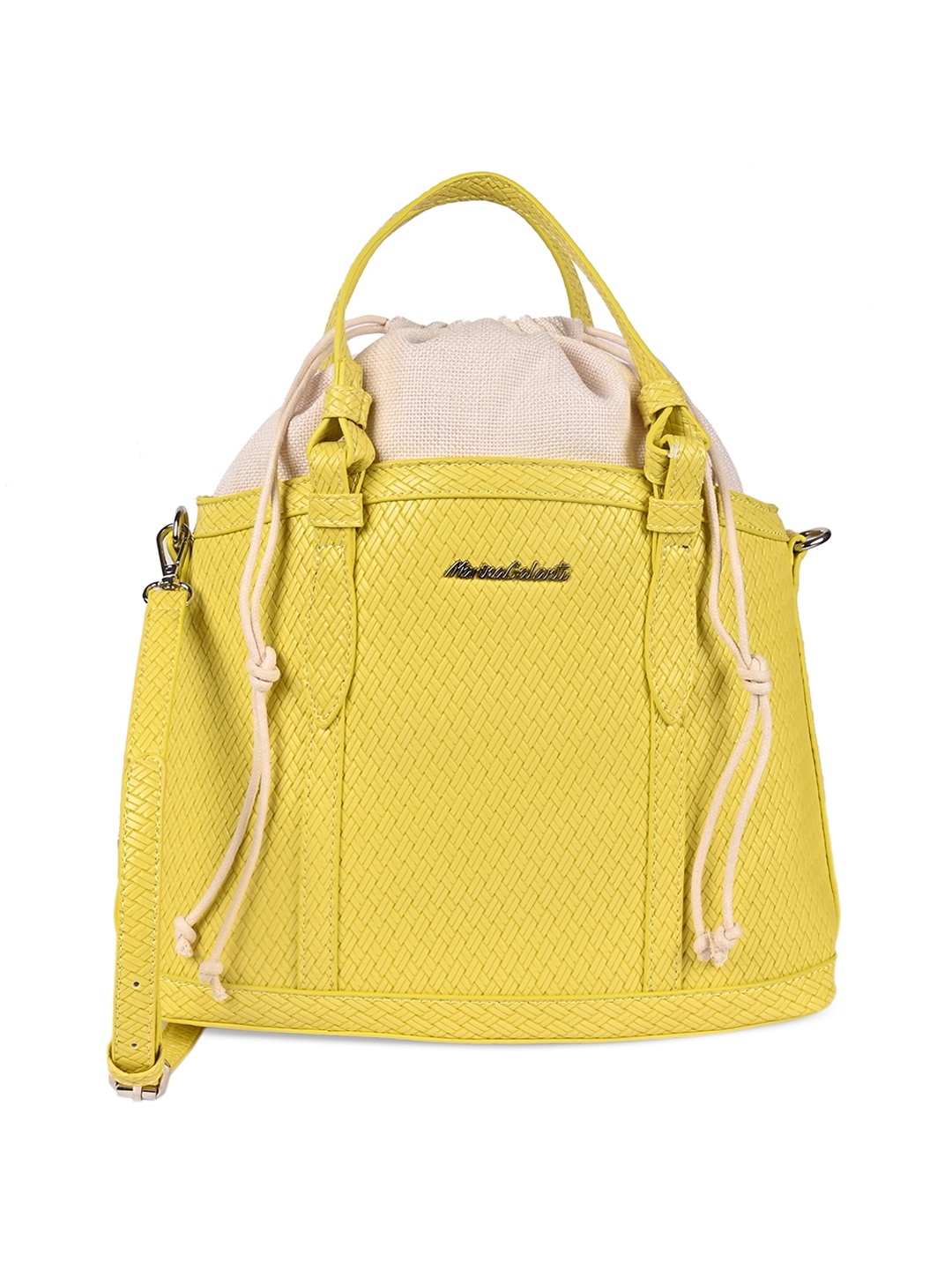 

Marina Galanti Intriguescape Lime Soft One Size Bucket Bag, Yellow