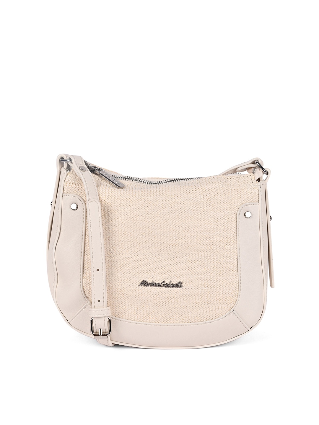 

MARINA GALANTI Pixelquest Soft One Size Crossbody Bag, Off white