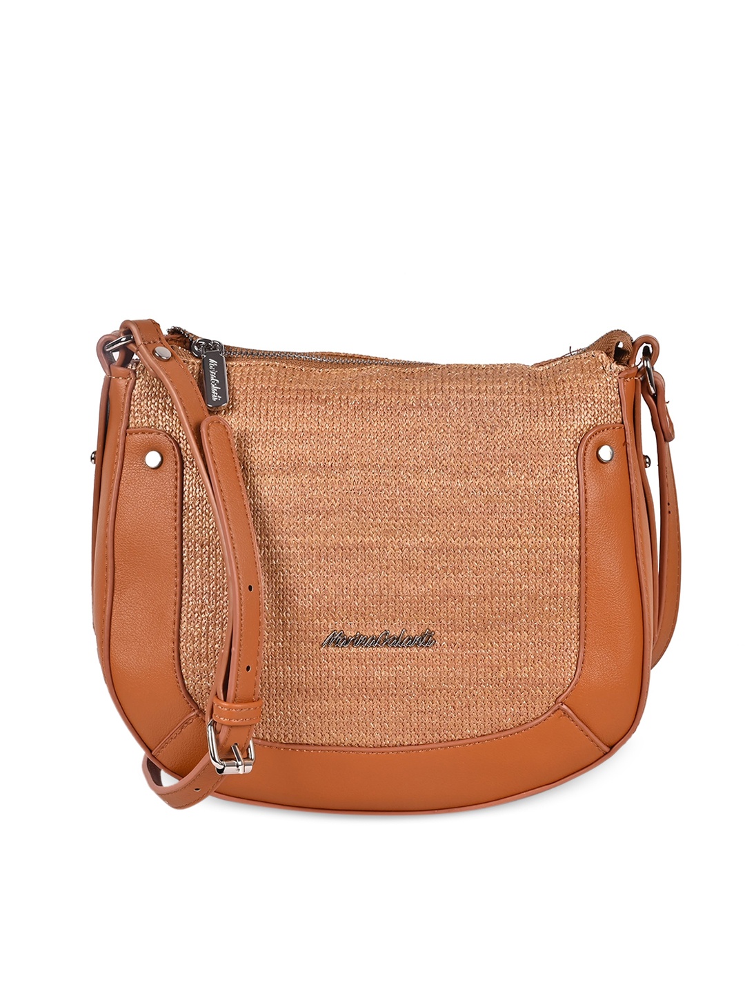 

Marina Galanti Pixelquest Cuoio Soft Crossbody Bag, Brown
