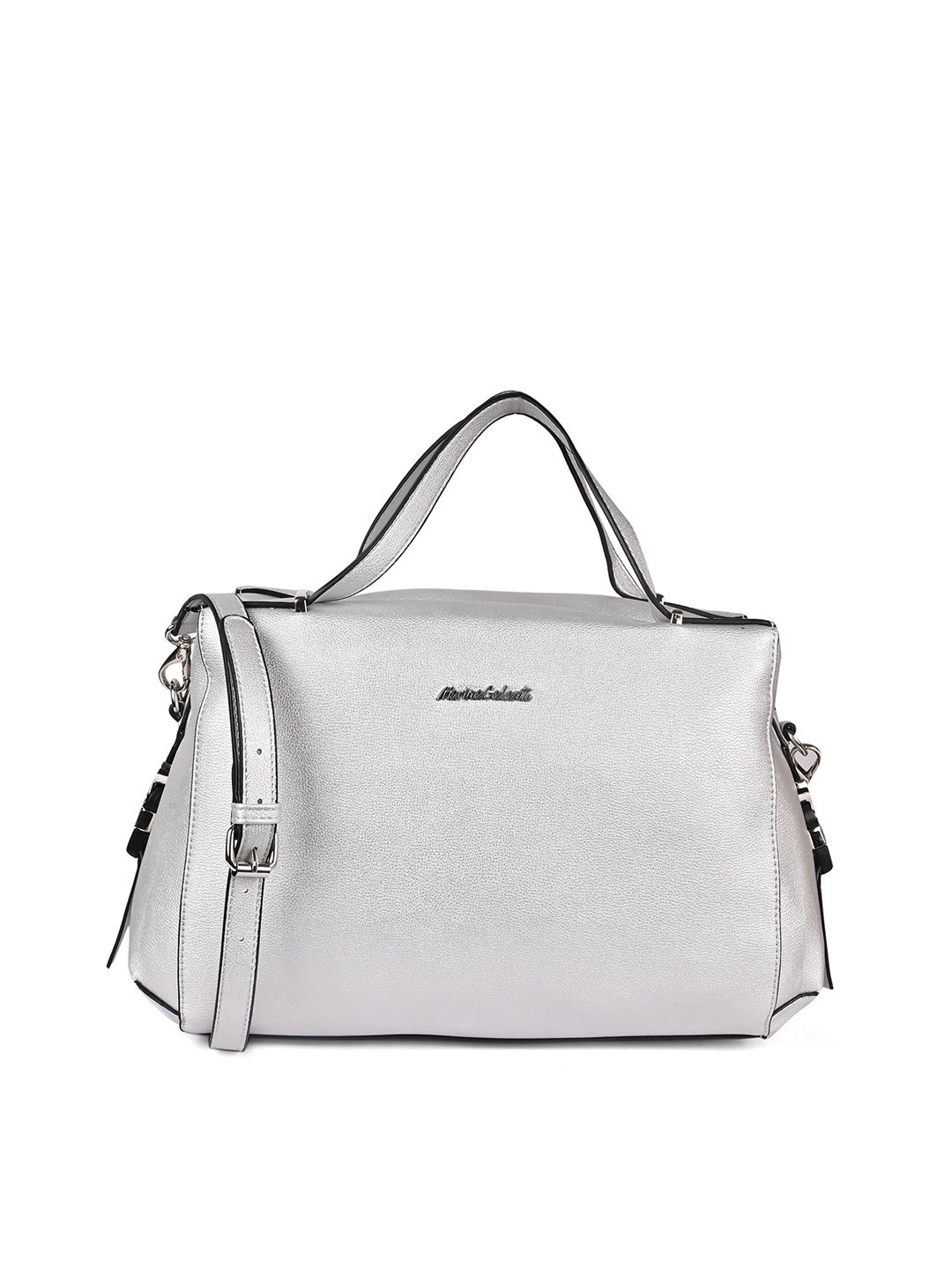 

Marina Galanti PU Structured Handheld Bag, Silver
