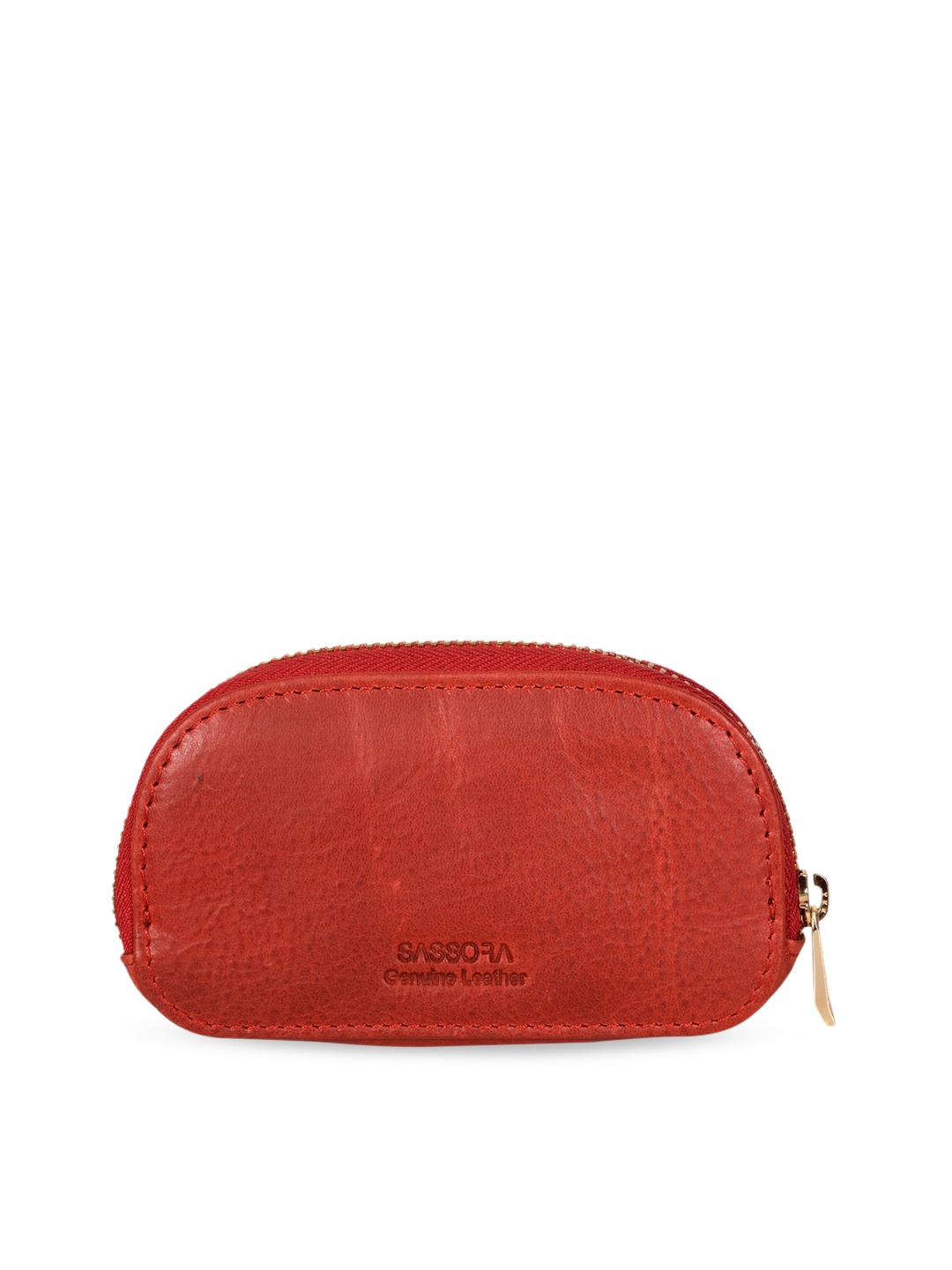 

Sassora Genuine Leather Key Case, Red
