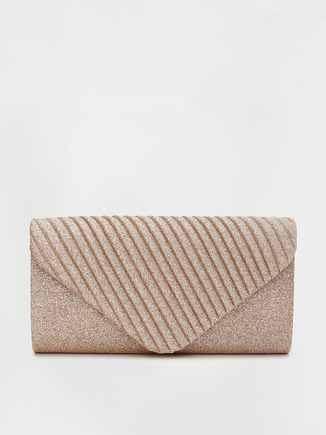 

CODE by Lifestyle Champagne Geometric Structured Sling Bag