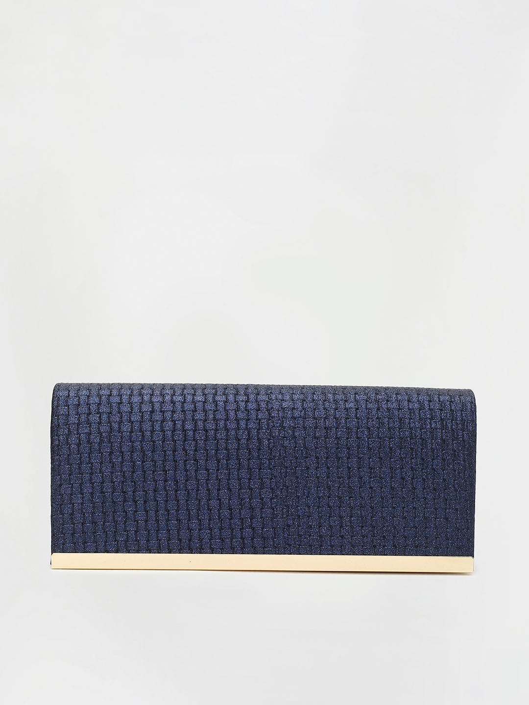 

CODE by Lifestyle Navy Blue Textured Sling Bag