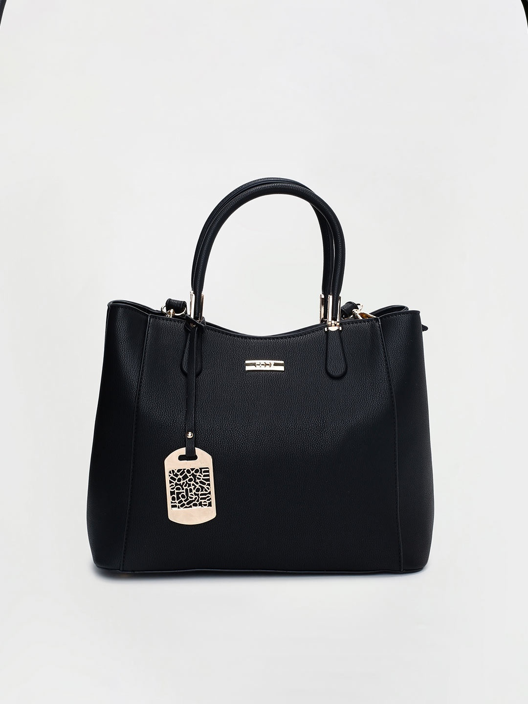 

CODE by Lifestyle Black Structured Handheld Bag