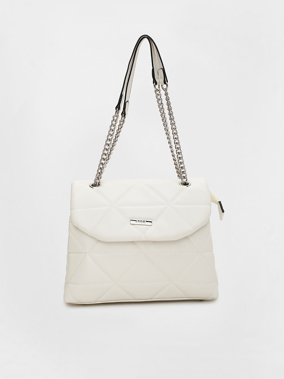 

CODE by Lifestyle White Structured Sling Bag