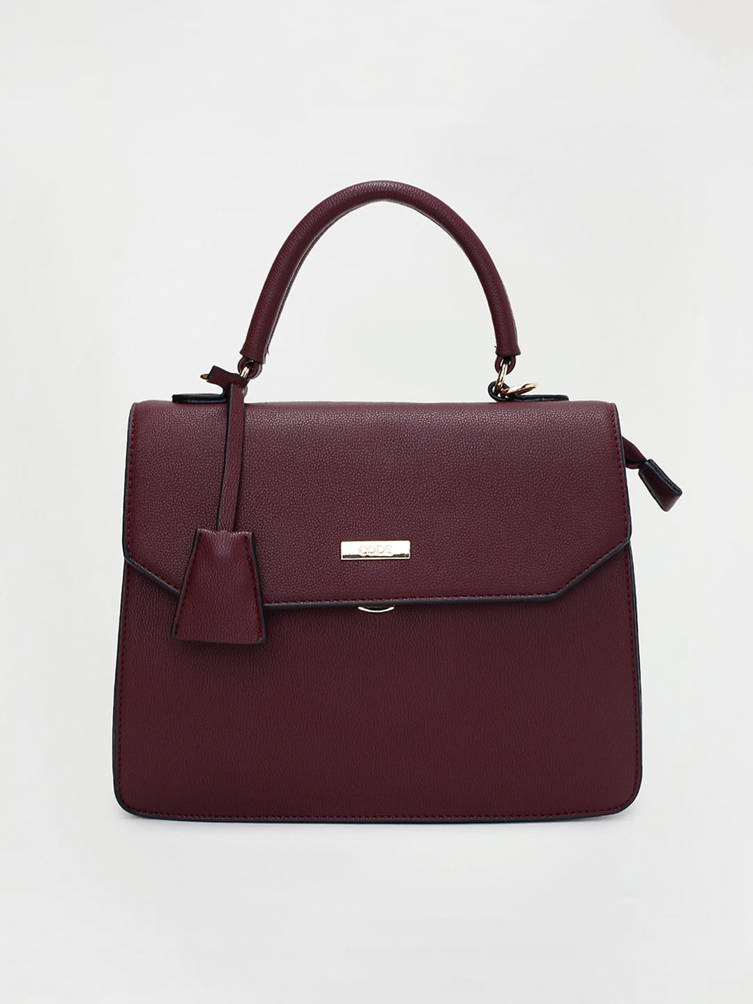 

CODE by Lifestyle Red Structured Satchel