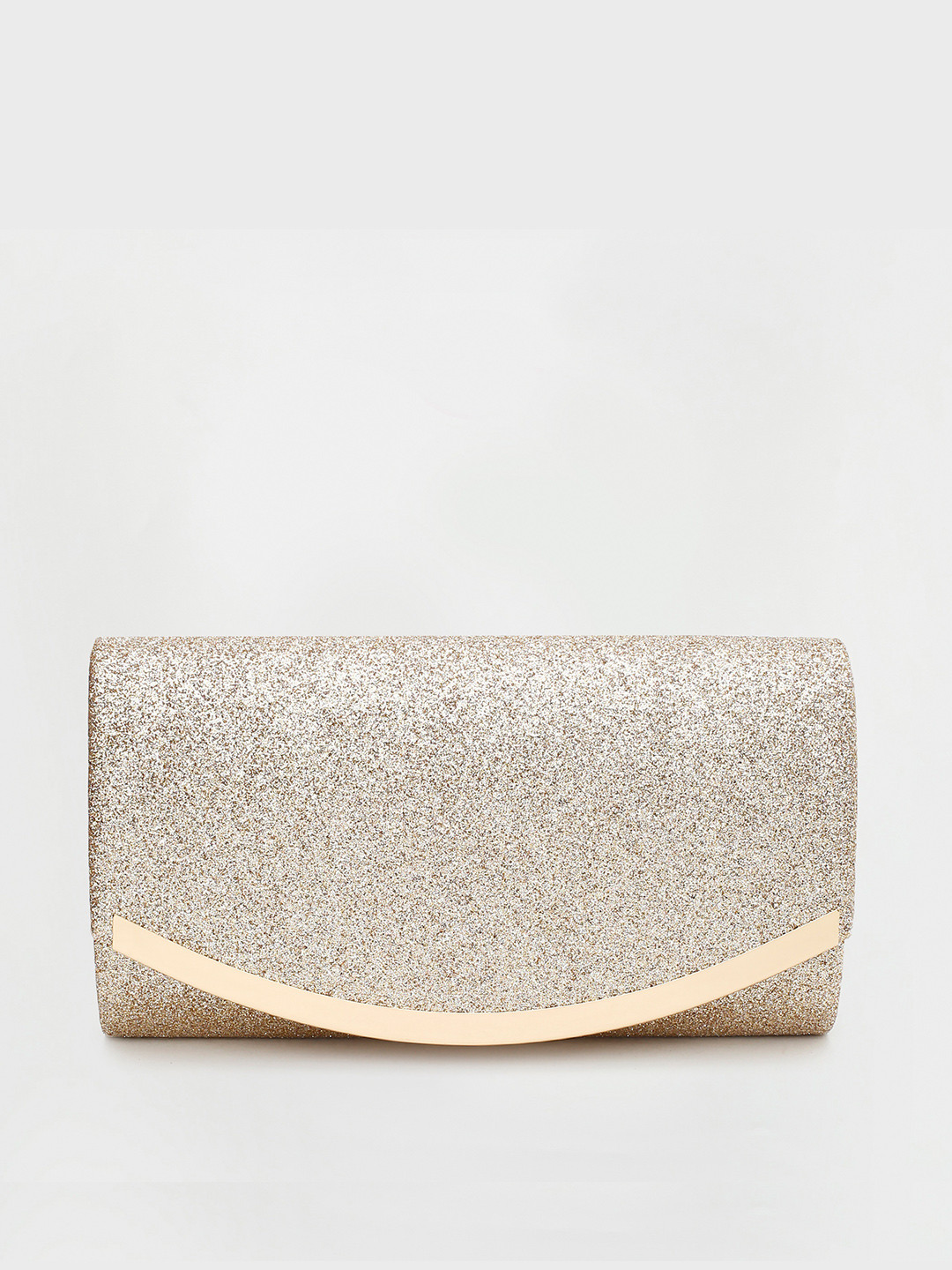 

CODE by Lifestyle Gold-Toned Embellished Structured Sling Bag