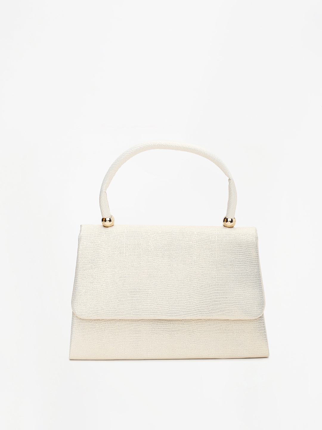 

CODE by Lifestyle Beige Textured Structured Sling Bag