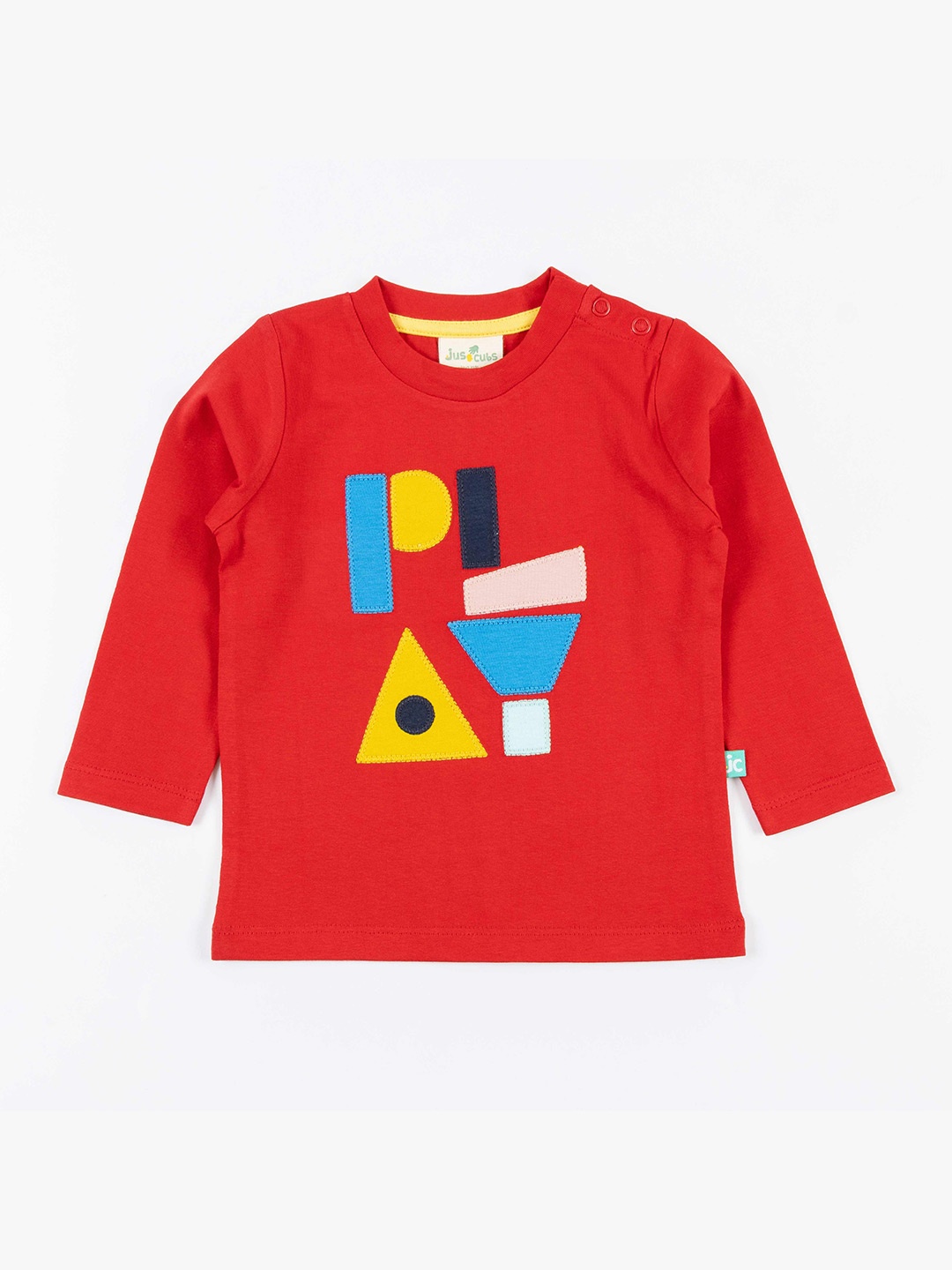 

JusCubs Boys Red Graphic Printed Cotton T-shirt