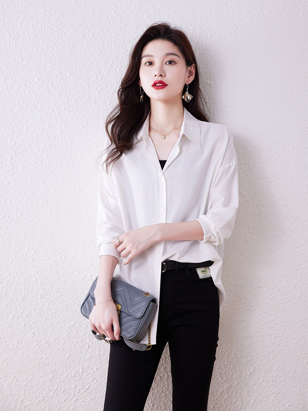

JC Collection Women White Solid Casual Shirt
