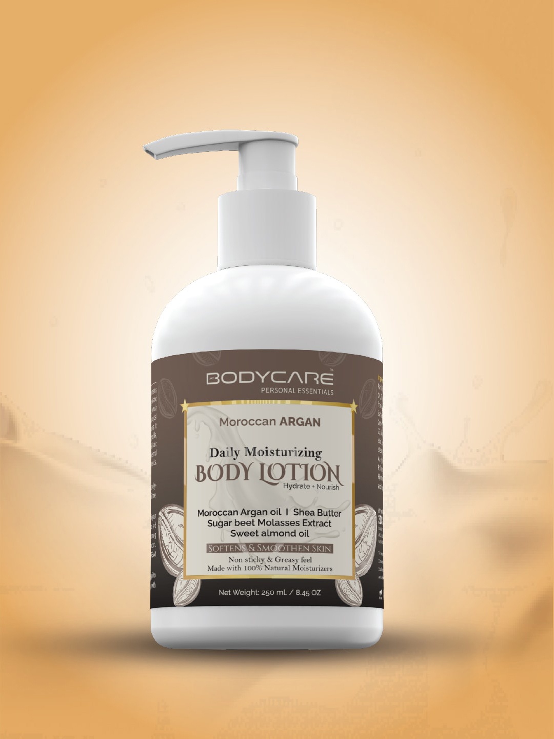 

MY BODYCARE Moroccan Argan Daily Moisturizing Body Lotion 250 ml, Brown