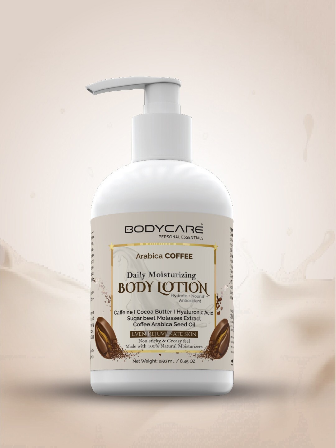 

MY BODYCARE Arabica Coffee Daily Moisturizing Body Lotion 250 ml, White