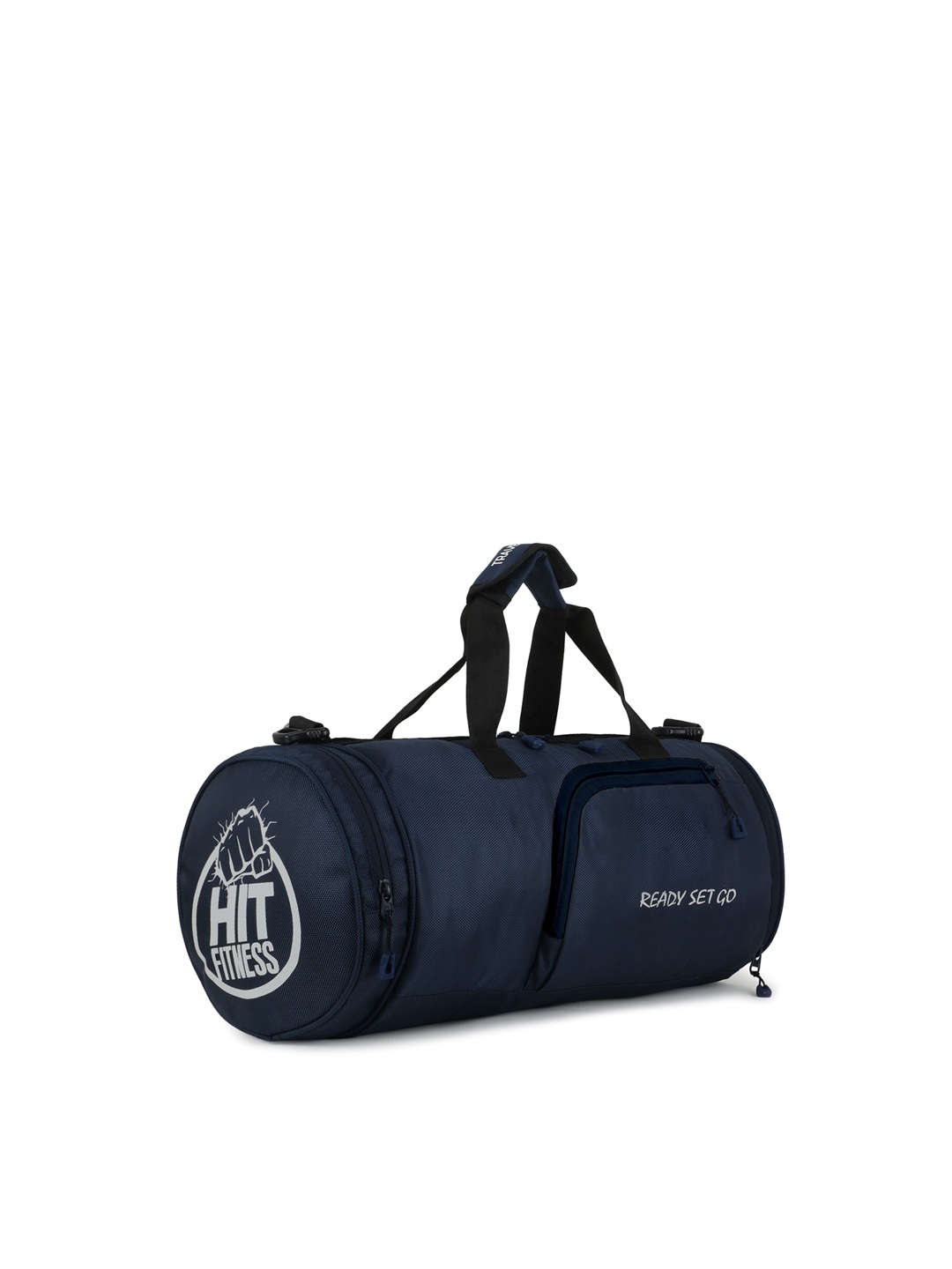

TRAVEL POINT Blue Printed Gym Shoulder Duffle Bag