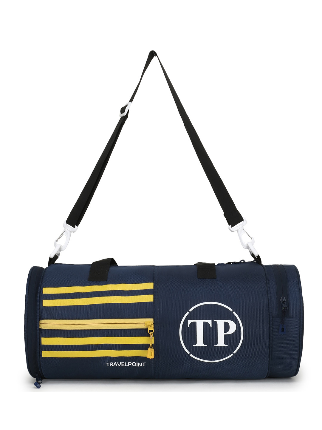 

TRAVEL POINT Blue & Yellow Printed Duffel Gym Bag