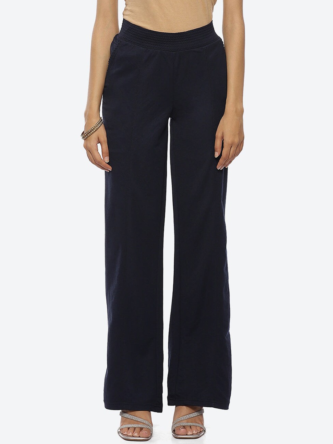 

Lakshita Women Original Casual Trousers, Navy blue