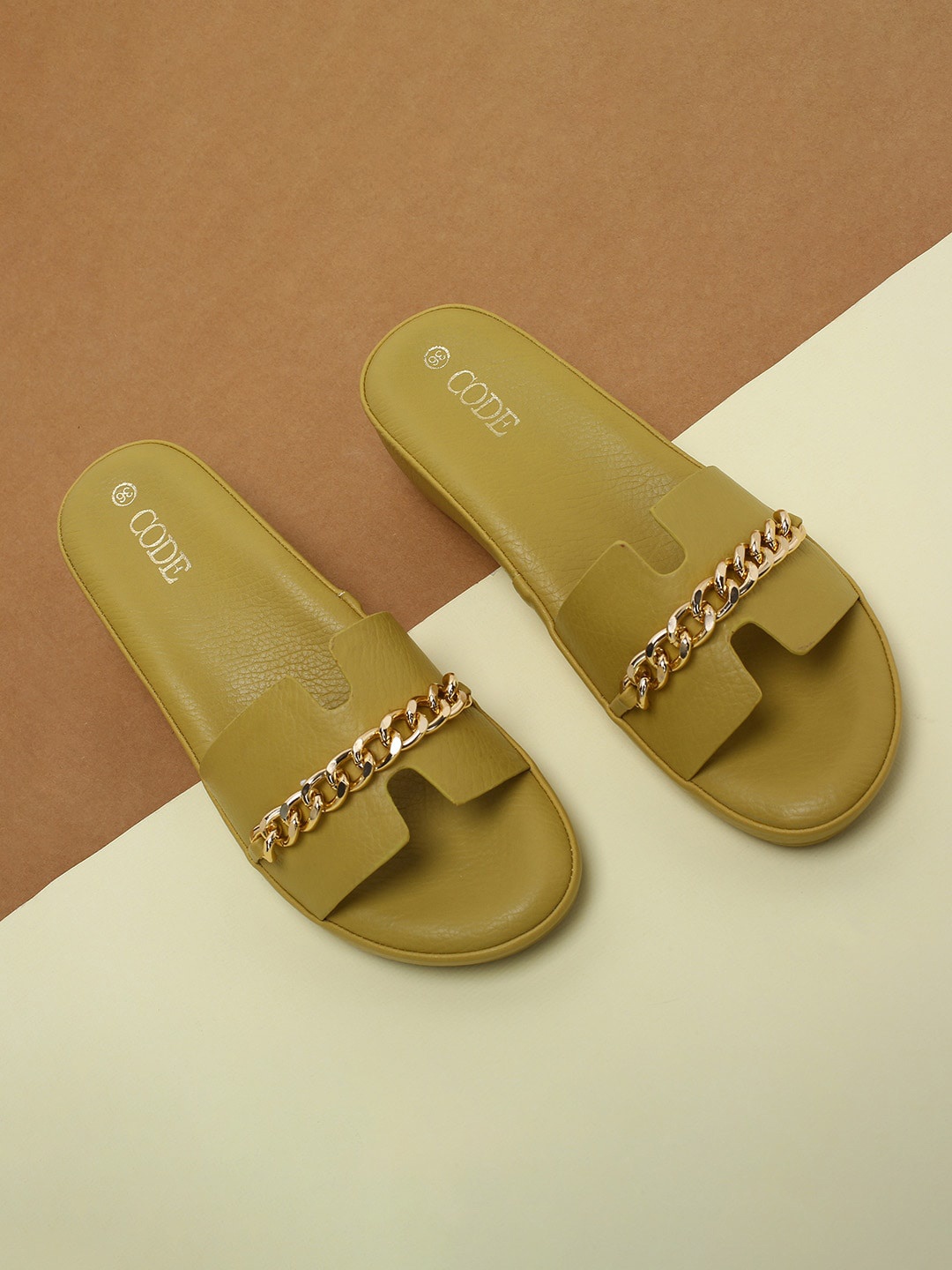 

CODE by Lifestyle Women Yellow Open Toe Flats