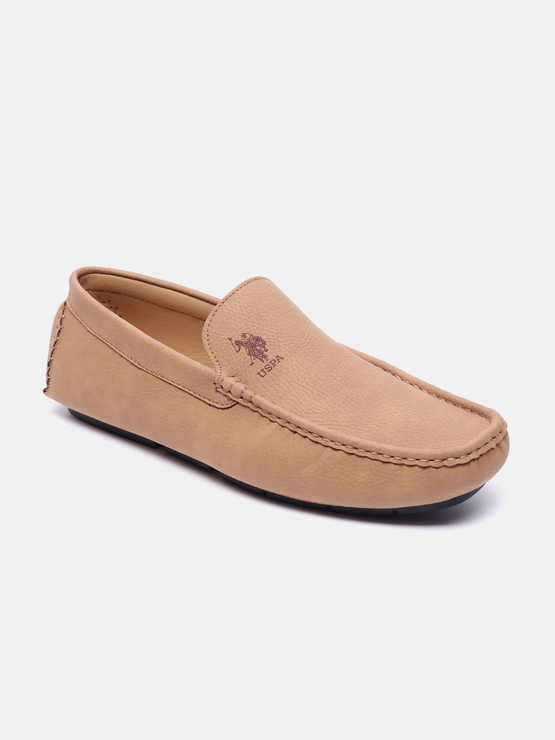 

U S Polo Assn Men Tan PU Loafers