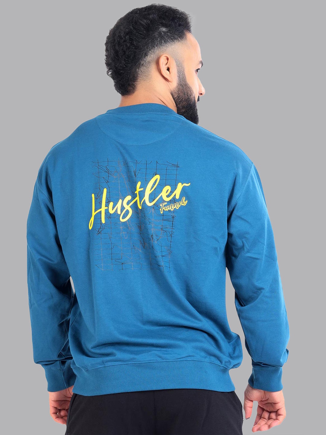 

FUAARK Men Blue Anti-Odour Sweatshirt