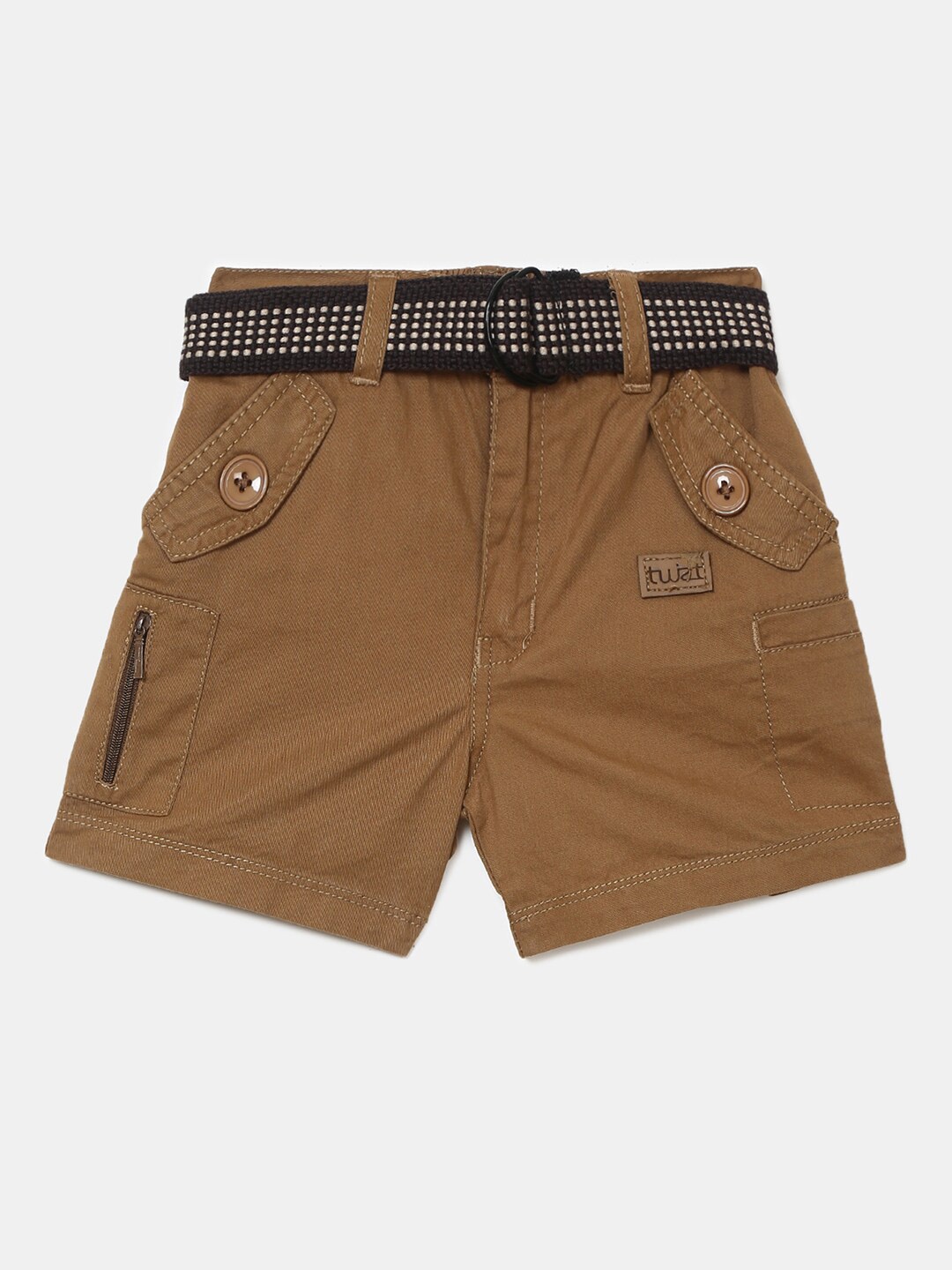 

V-Mart Boys Khaki Outdoor Cotton Shorts