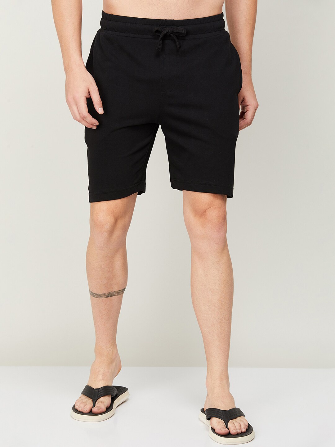 

Fame Forever by Lifestyle Men Black Cotton Regular Shorts