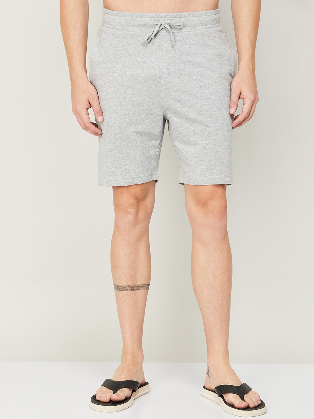 

Fame Forever by Lifestyle Men Grey Cotton Lounge Shorts