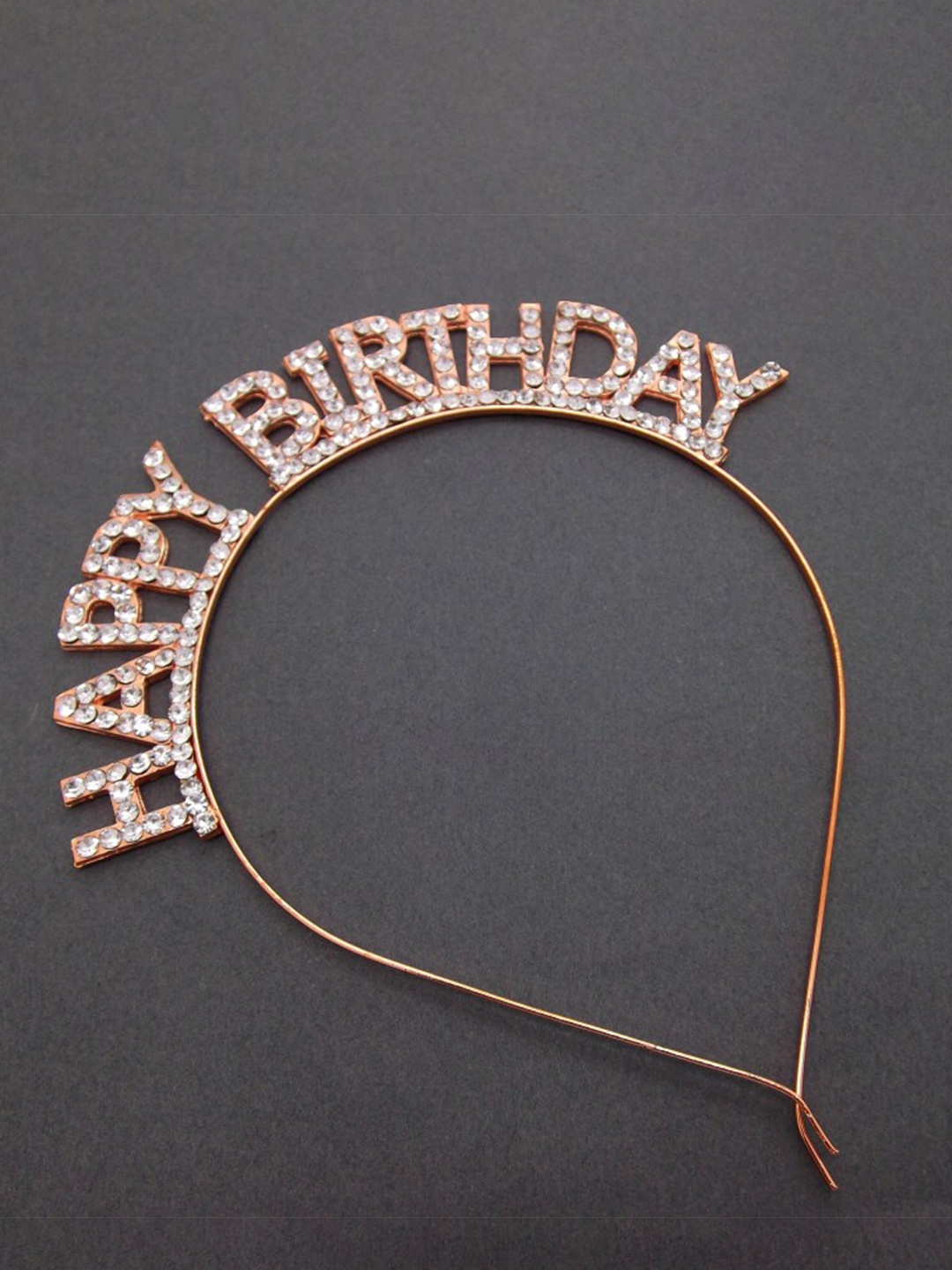 

FEMMIBELLA Women Rose Gold & White Hairband