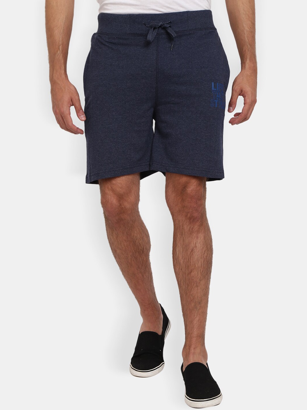 

V-Mart Men Navy Blue Cotton Shorts