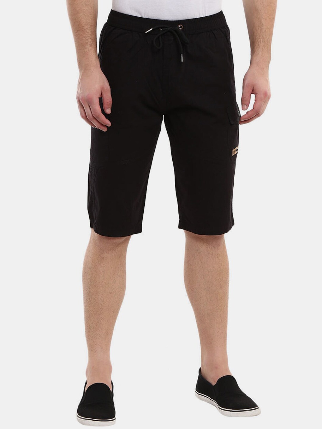

V-Mart Men Black Outdoor Cotton Shorts