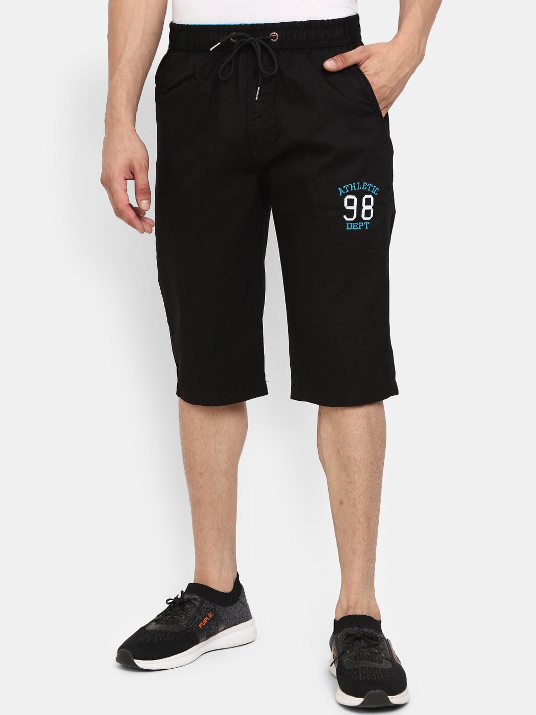 

V-Mart Men Black Outdoor Cotton Shorts