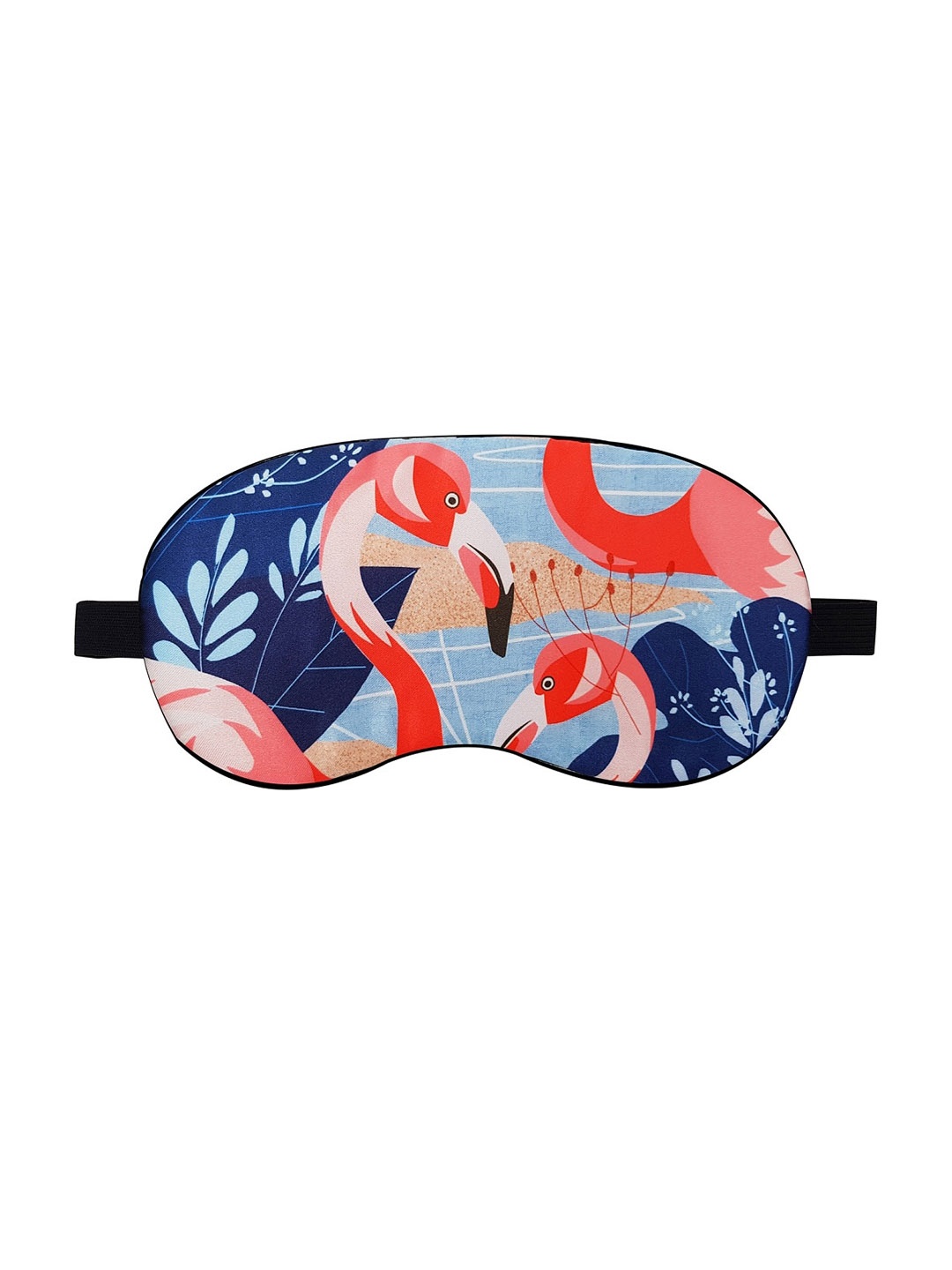 

Jenna Printed Natural Silk Sleeping Eye Mask, Blue