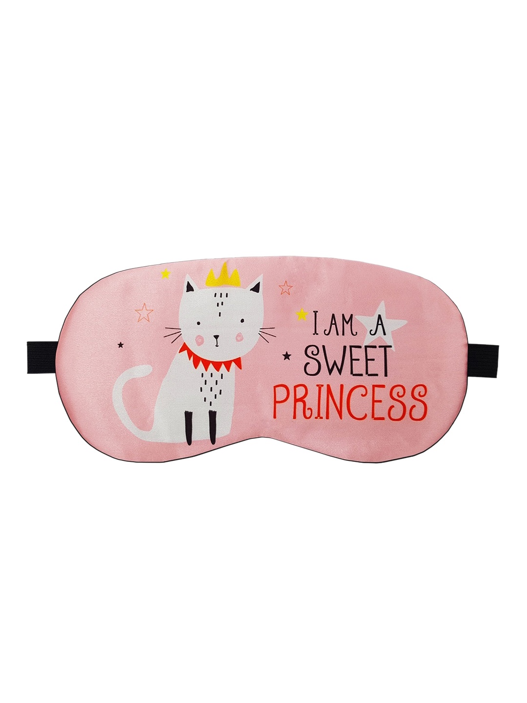 

Jenna Printed Natural Silk Sleeping Eye Mask, Pink