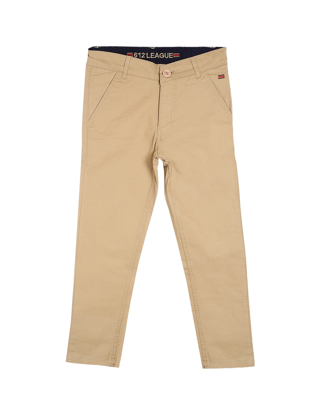 

612League Boys Khaki Cotton Chinos Trousers