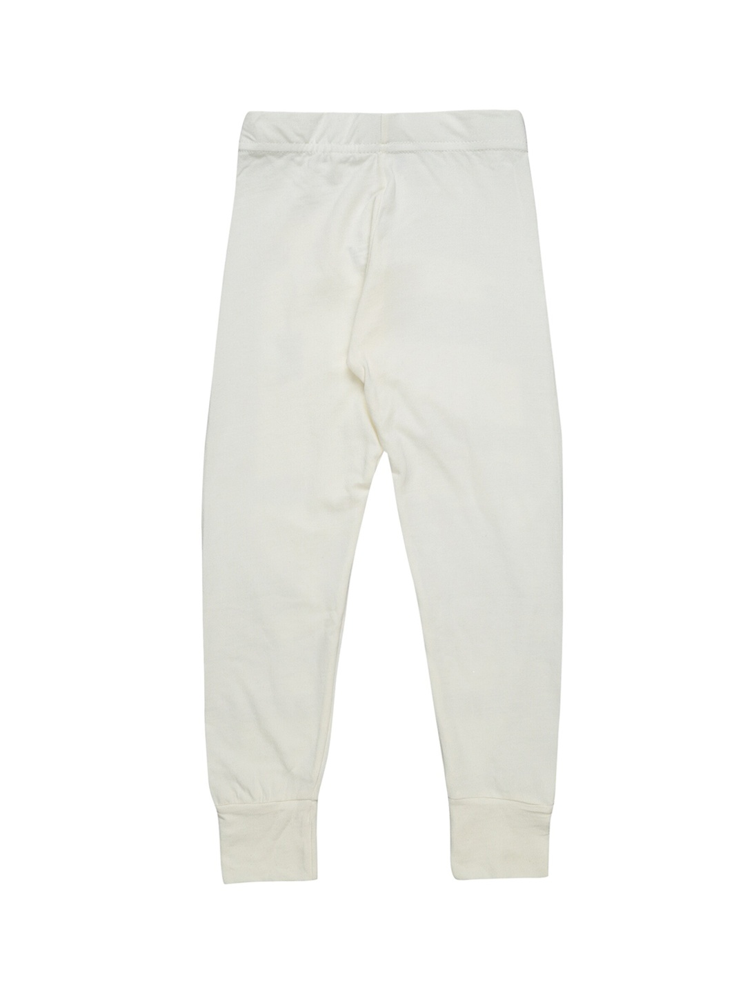 

BODYCARE INSIDER Kids Off White Solid Cotton Thermal Bottom