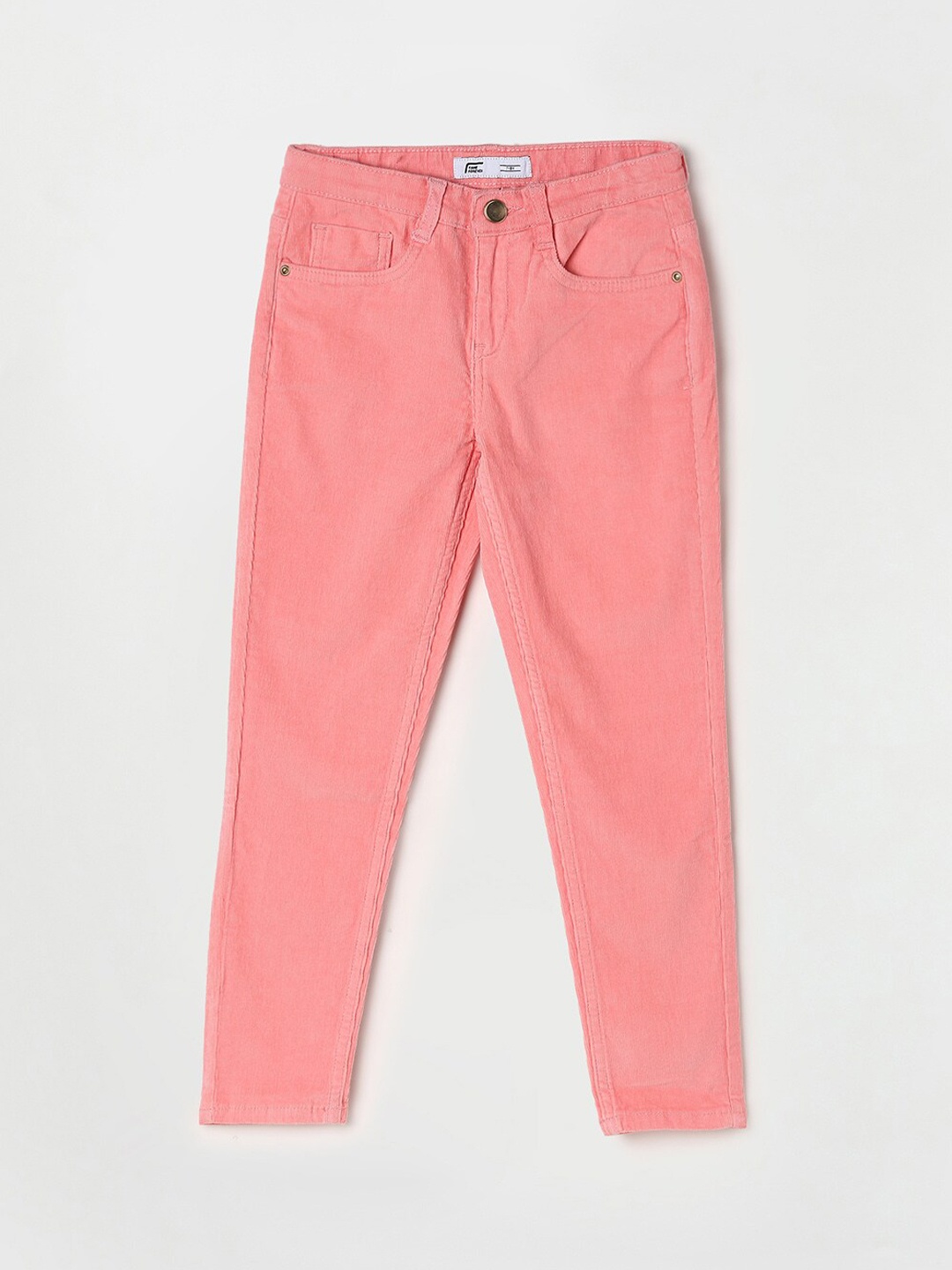 

Fame Forever by Lifestyle Girls Peach-Coloured Regular Fit Trouser