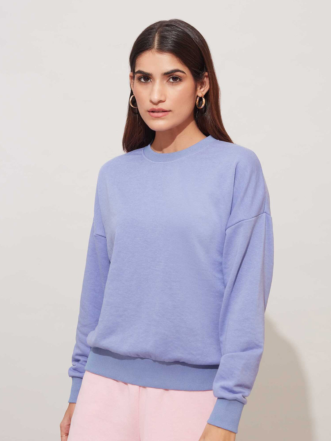 

20Dresses Women Purple Pullover Sweatshirt