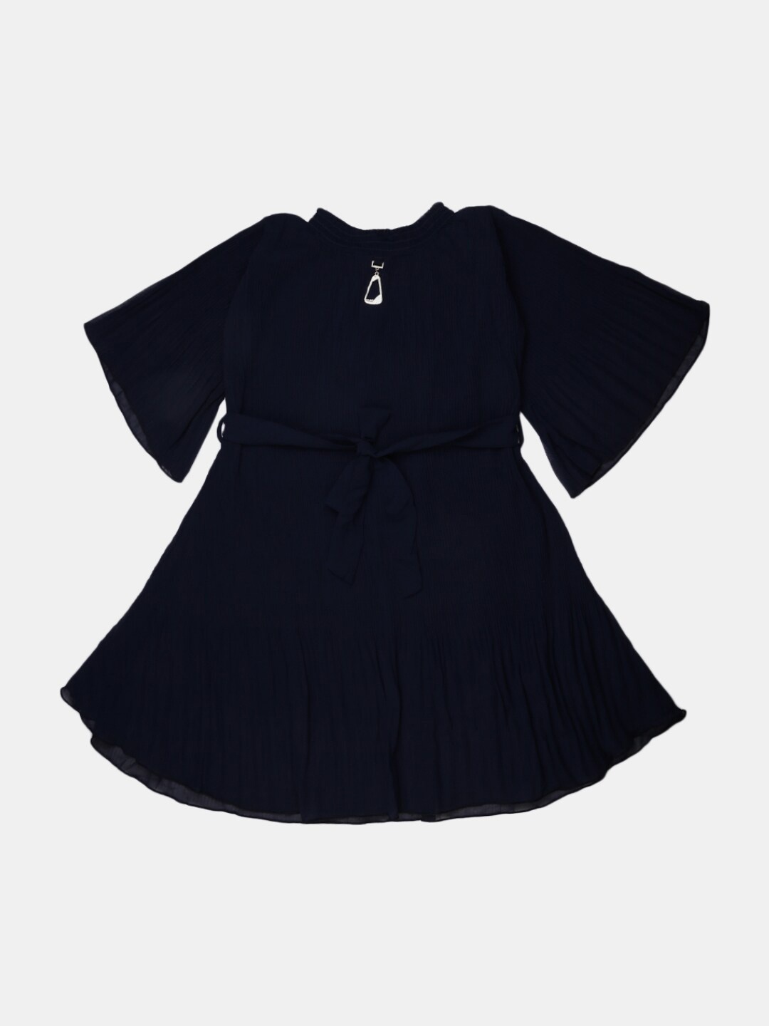 

V-Mart Navy Blue A-Line Cotton Dress