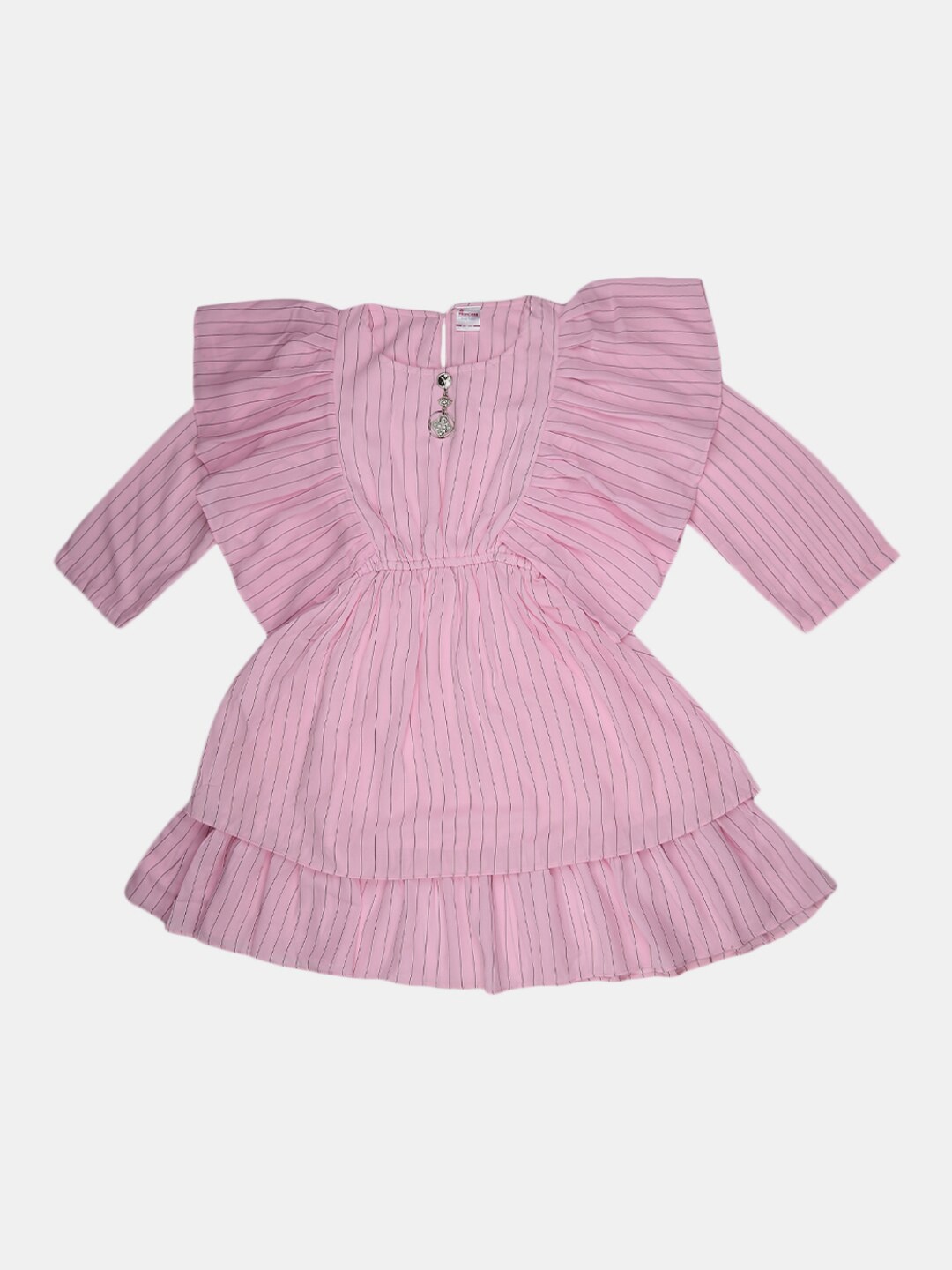 

V-Mart Pink Striped Dress